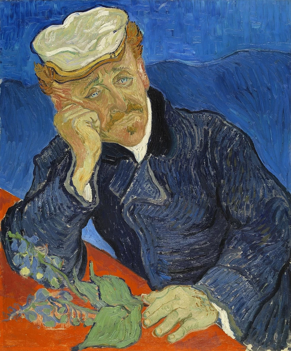  233-Vincent van Gogh-Ritratto del dott. Paul Gachet, 1890 